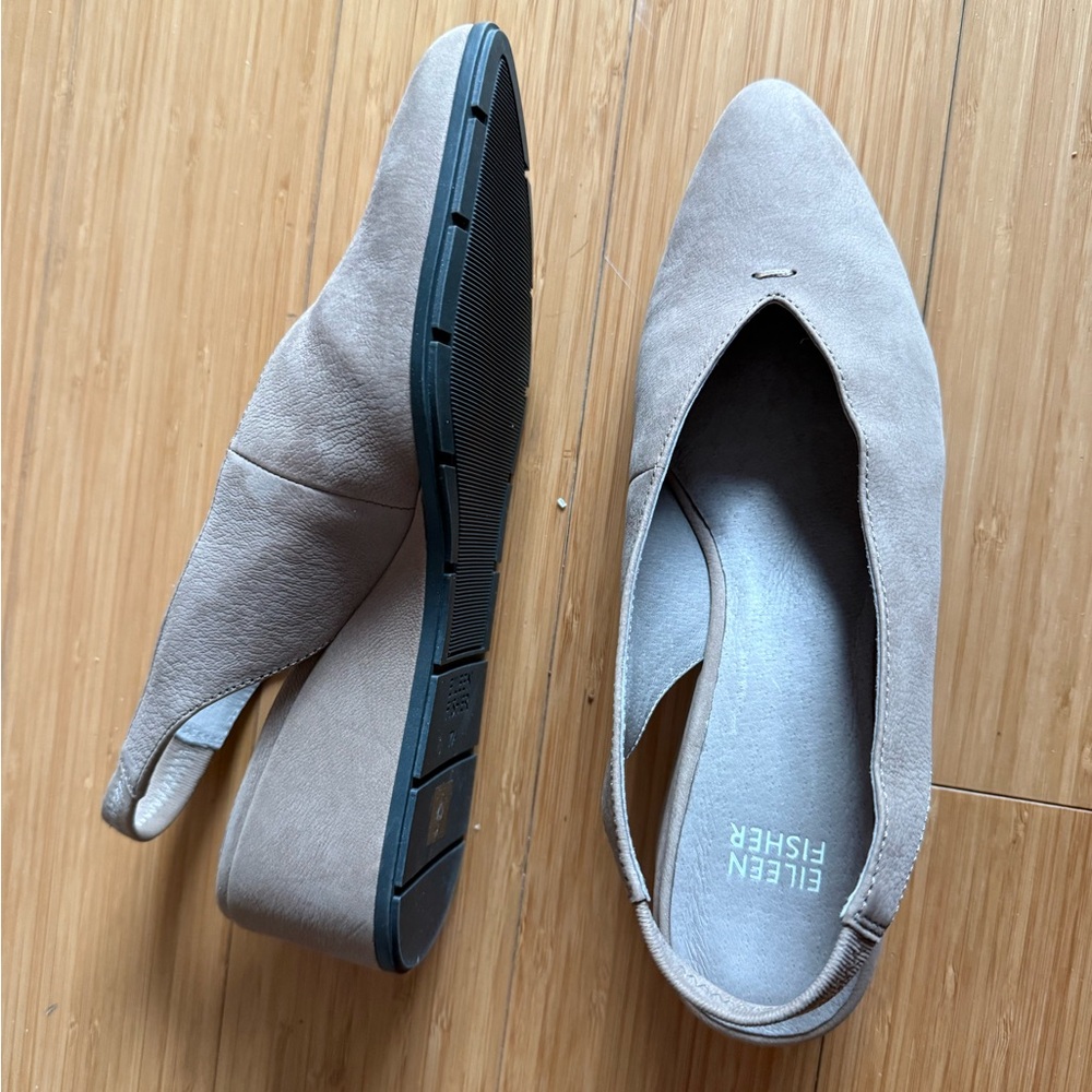 Eileen Fisher Cream Wedges